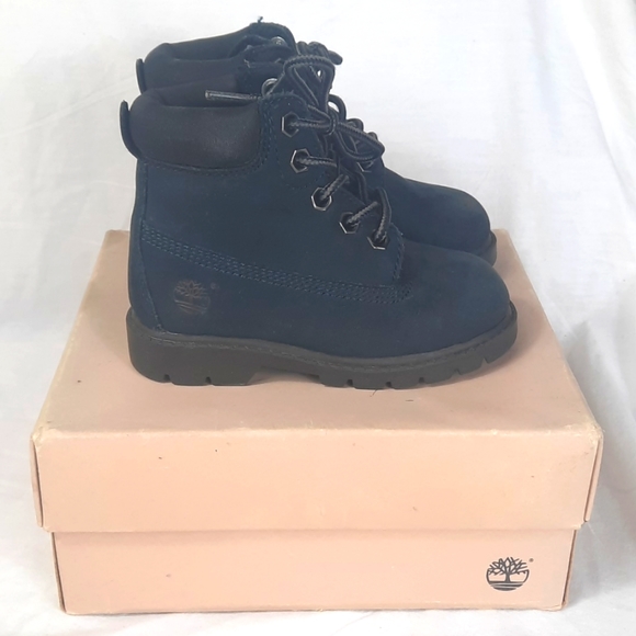 Timberland Shoes | Timberland Toddler Suede Leather Boots Size 6.5 Navy Blue Waterproof | Color: Blue | Size: 6.5bb | Fablifefinds's Closet